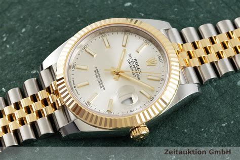 rolex datejust 41 stahl gold